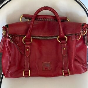 Dooney and Bourke handbag in red leather